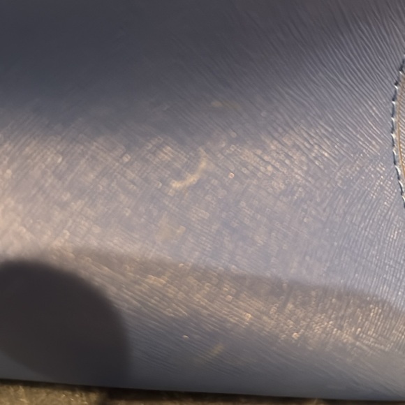 Gently Used Michael Kors bright blue Large Purse - Picture 4 of 10